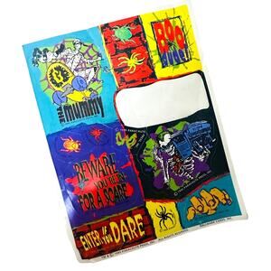 Vintage 1995 R.L. Stine Goosebumps Parachute Press Hallmark Cards Sticker Set